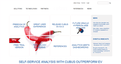 Desktop Screenshot of cubus-ev.com